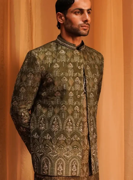 Olive Green Prince Coat