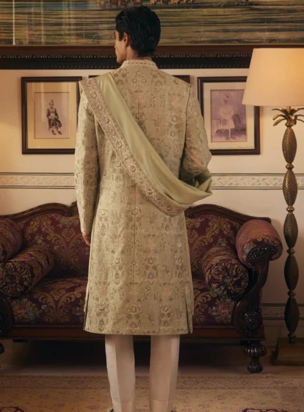 Sage Green Sherwani