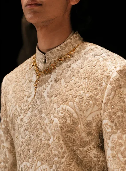 Cream Gold Prince Coat