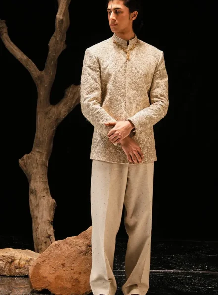 Cream Gold Prince Coat