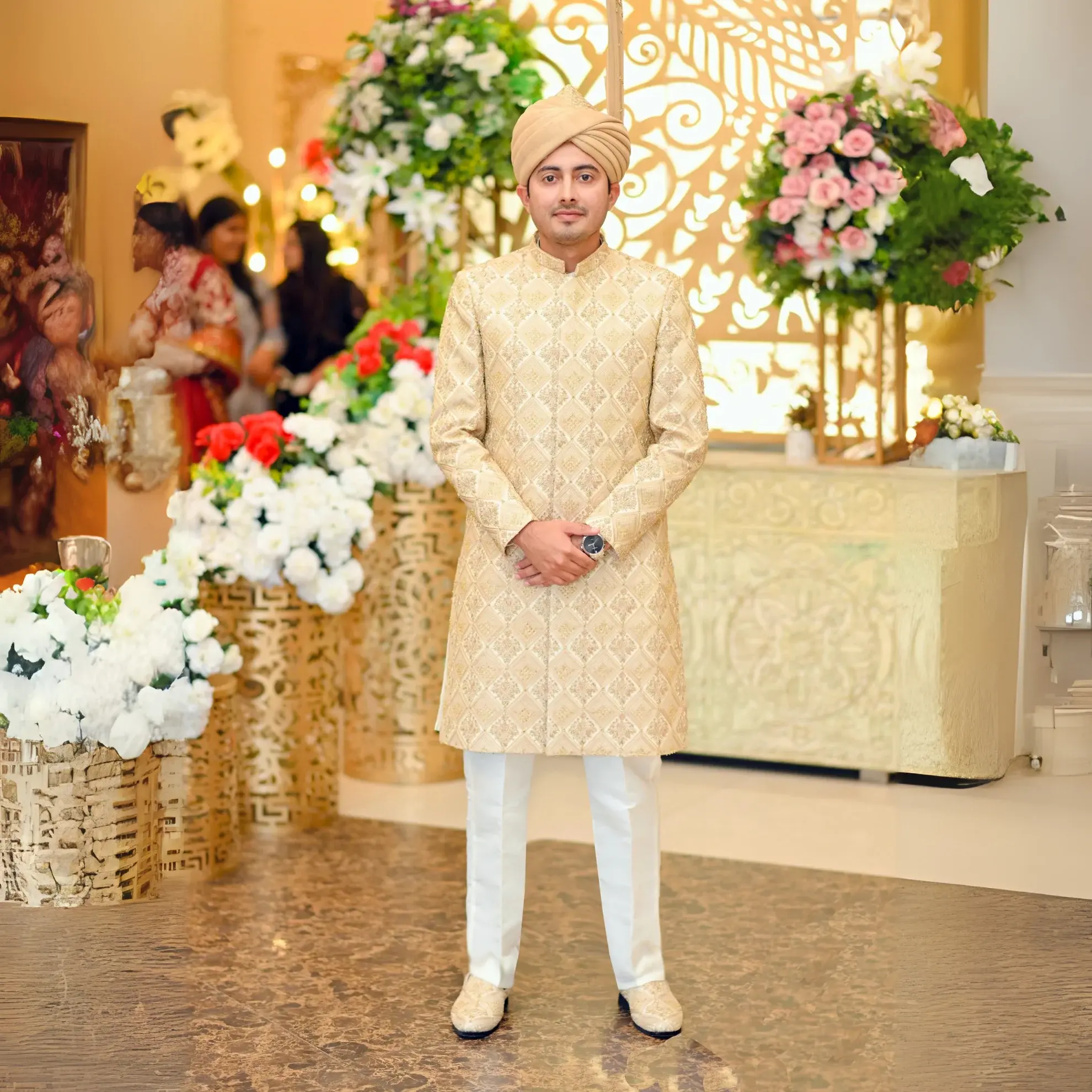 Gold Sherwani Gold Sherwani