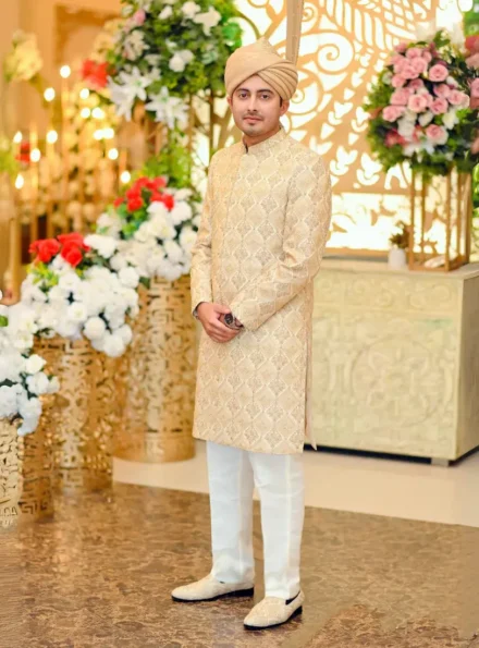 Gold Sherwani