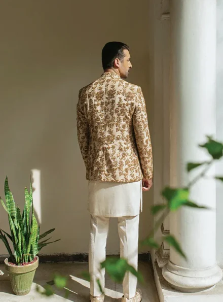 Shimmer Gold Prince Coat