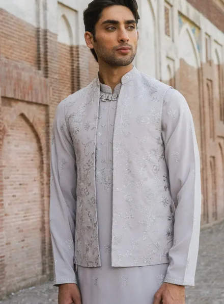 Embroidered Waist Coat for Men