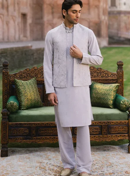 Embroidered Waist Coat for Men