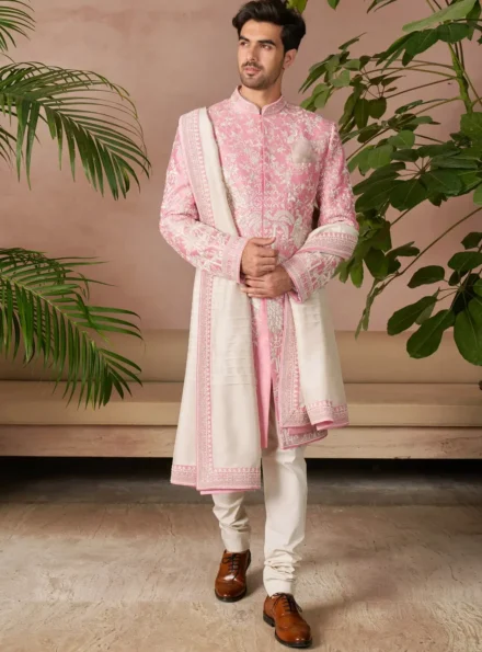 Baby Pink Sherwani