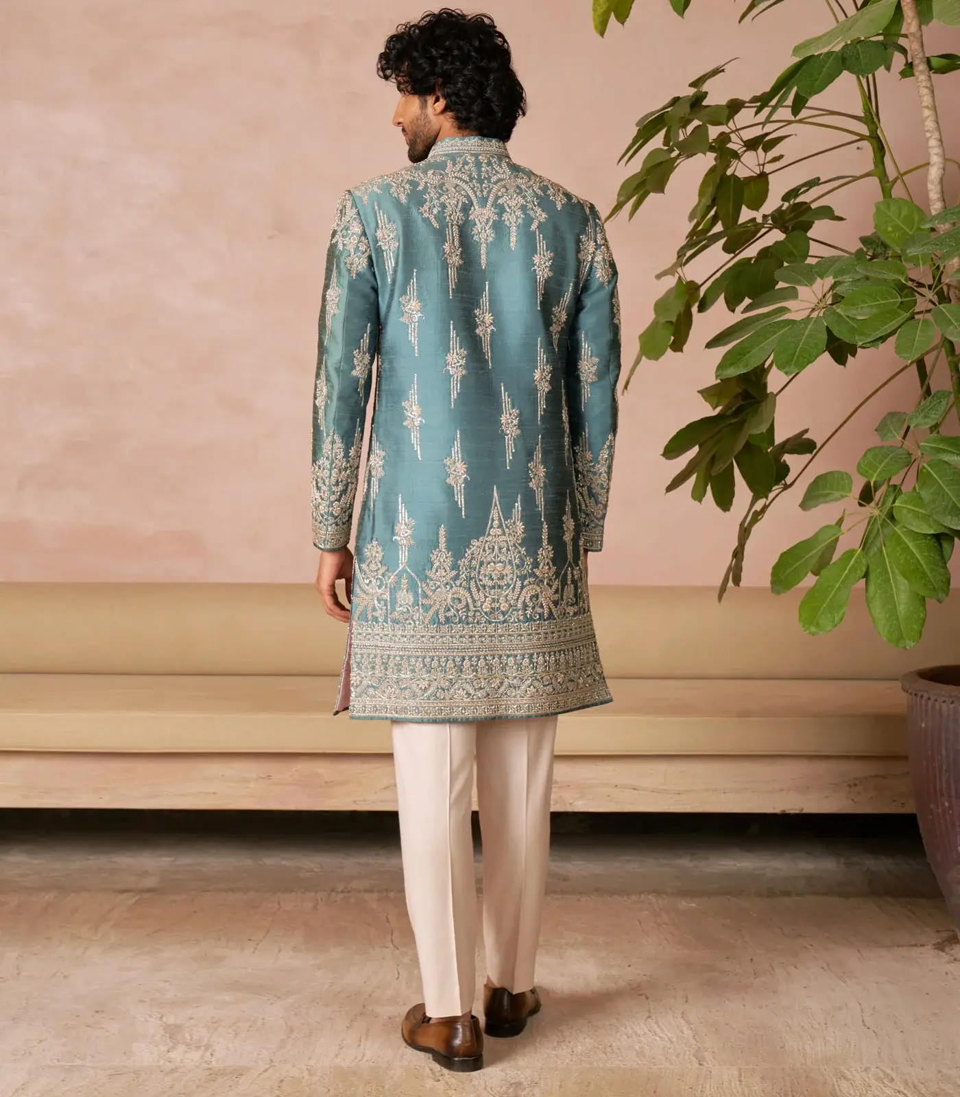MARINE BLUE SHERWANI MARINE BLUE SHERWANI