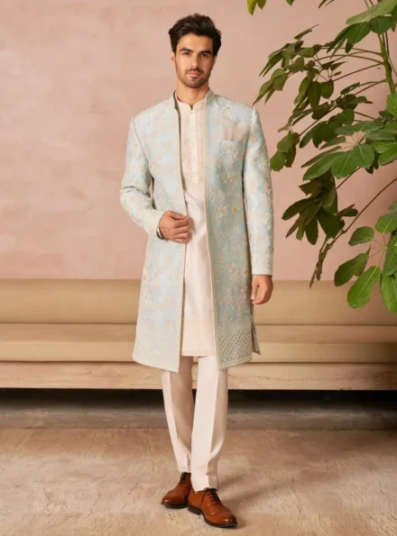 Light Blue Sherwani