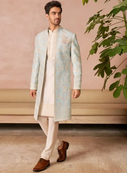 Light Blue Sherwani
