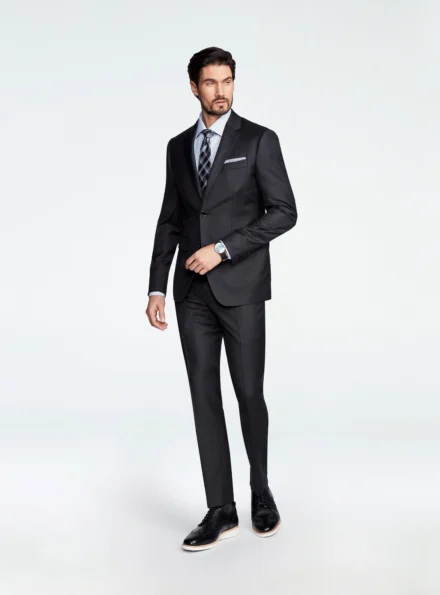 charcoal men suit