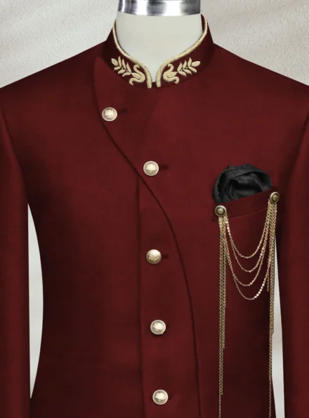 MAROON PRINCE COAT