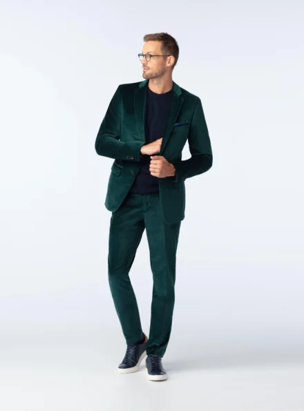 GREEN VELVET MEN SUIT