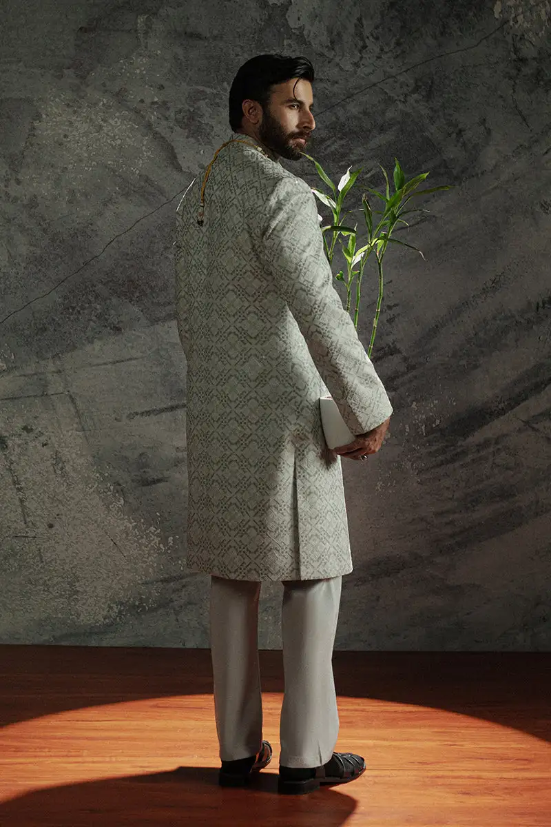 Light Grey Sherwani Light Grey Sherwani