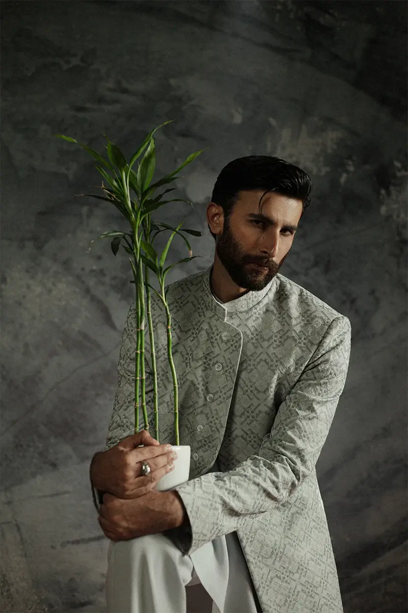 Light Grey Sherwani Light Grey Sherwani