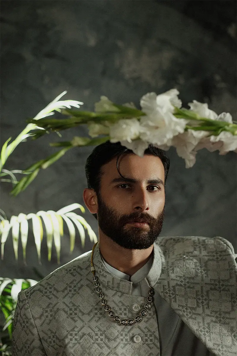 Light Grey Sherwani Light Grey Sherwani