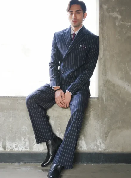 Pinstripe 3 Piece Suit