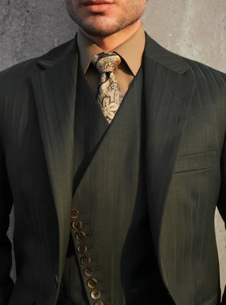 Dark Green 3 Piece Suit