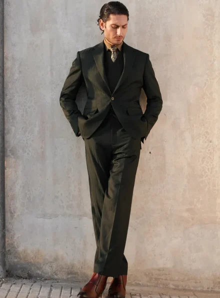 Dark Green 3 Piece Suit