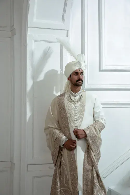 Royal White Sherwani Royal White Sherwani