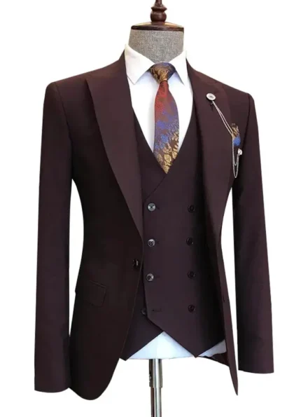 Maroon 3 Piece Suit