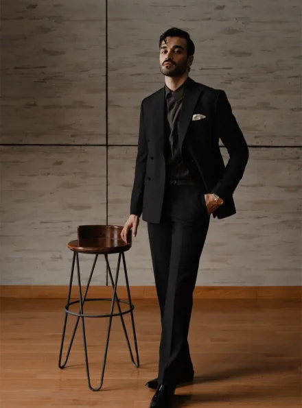 Formal Black 3 Piece Suit