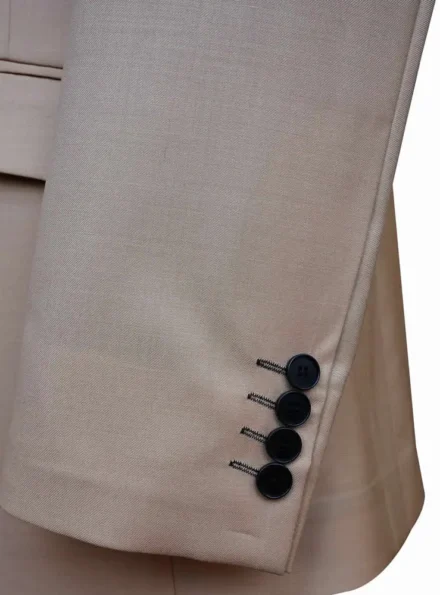 Premium Bespoke Look Beige 3 Piece Suit